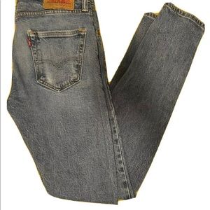 Mens 512 Levi slim fit jeans. 29x32 blue